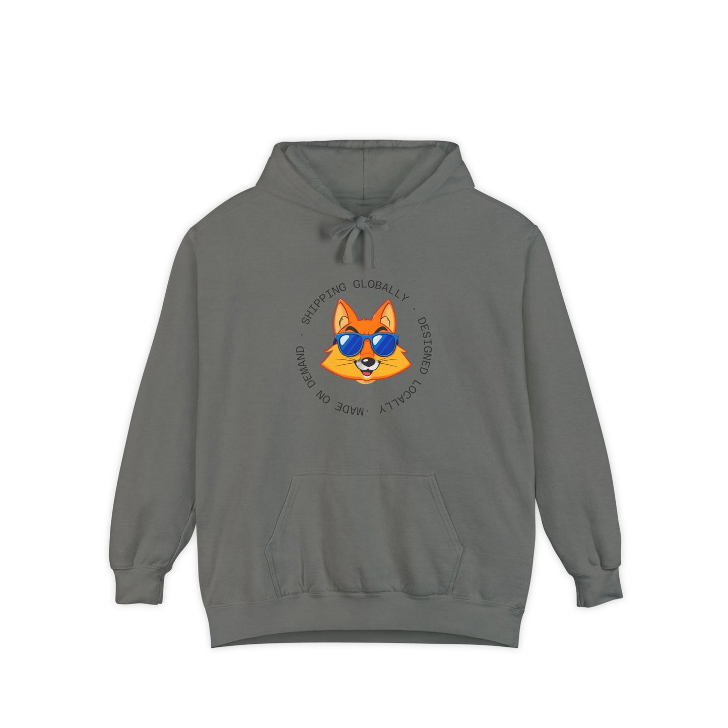 Cool Cartoon Superhero Hoodie, Unisex Garment-Dyed Hoodie, Kids Gift, Casual Wear, Fun & Stylish, Perfect for Birthdays