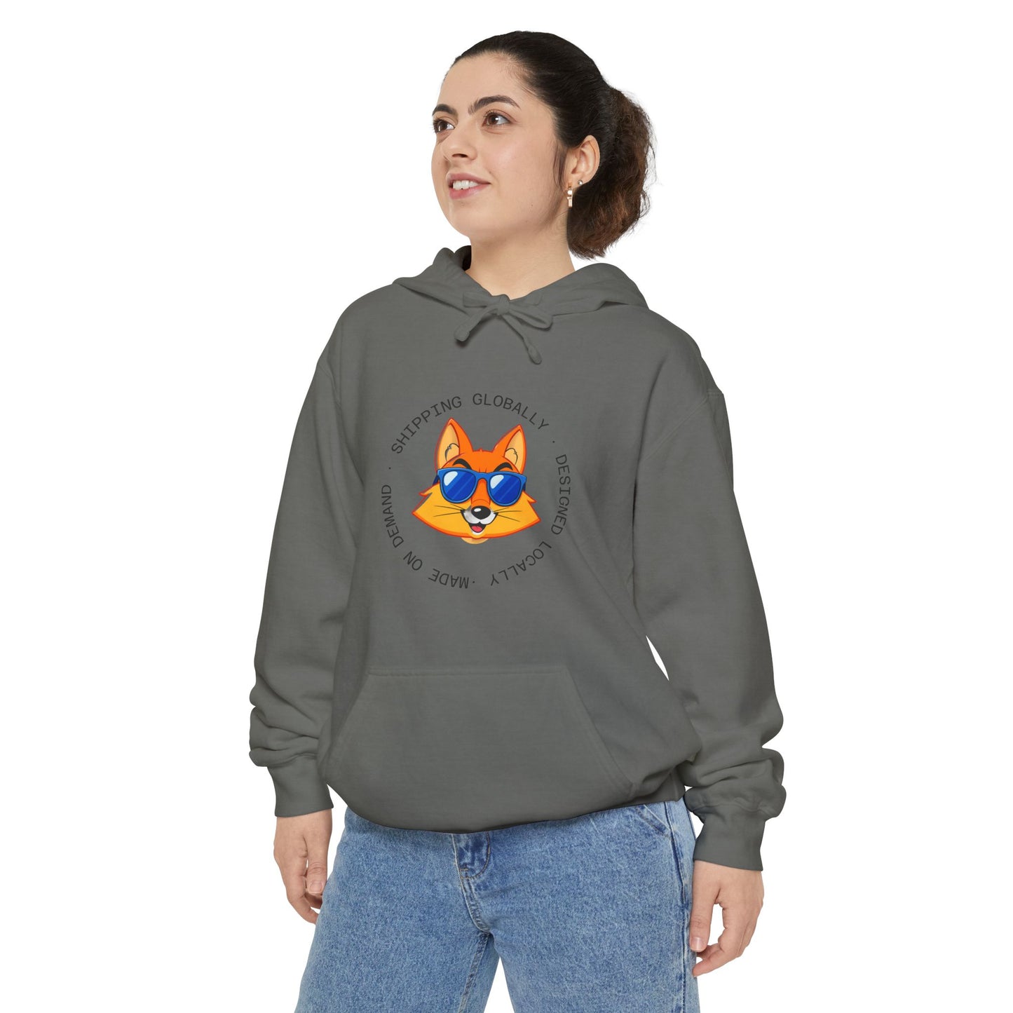 Cool Cartoon Superhero Hoodie, Unisex Garment-Dyed Hoodie, Kids Gift, Casual Wear, Fun & Stylish, Perfect for Birthdays